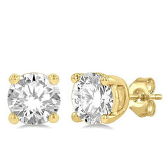 Parkplace Jewelers Round Shape Diamond Stud Earrings 66301PPFGERYG