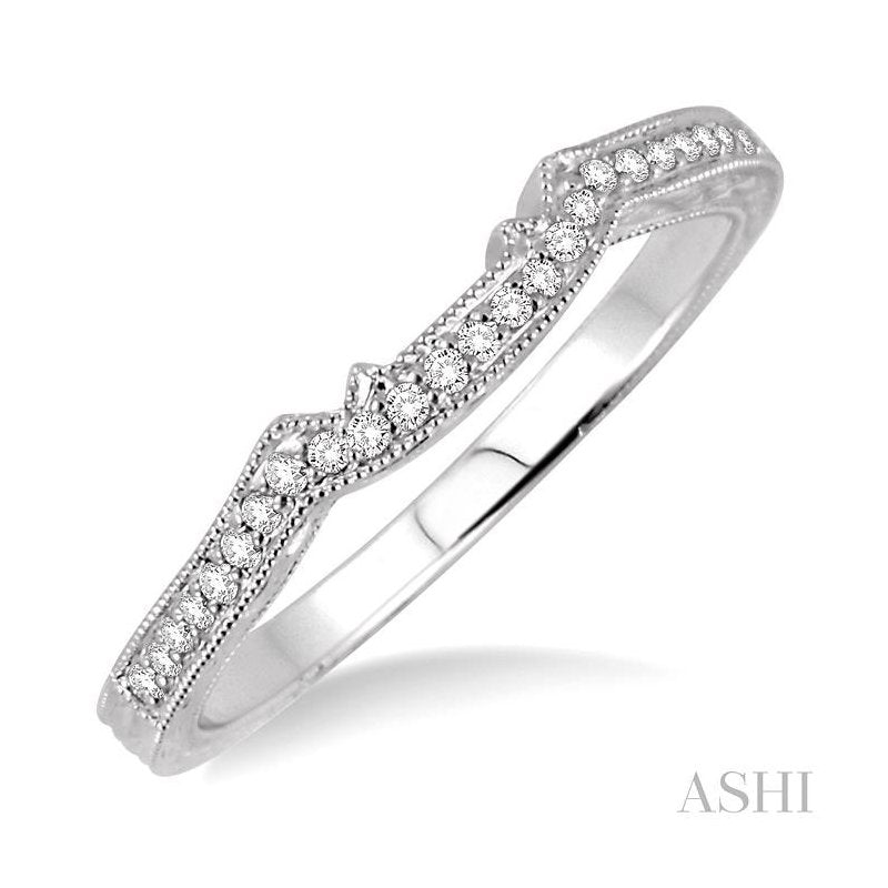 ASHI Diamond Wedding Band 25608PPFCWG-WB