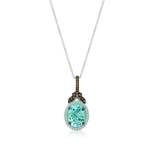 Le Vian 14K Vanilla Gold® Sea Blue Aquamarine® 2 cts. Pendant TQXM 38
