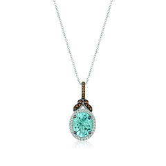 Le Vian 14K Vanilla Gold® Sea Blue Aquamarine® 2 cts. Pendant TQXM 38