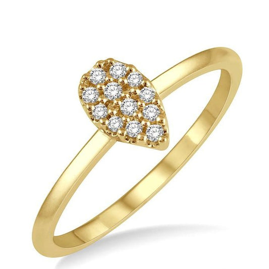 Parkplace Jewelers Stackable Pear Shape Petite Diamond Fashion Ring 385B8PPTSYG
