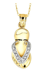 Parkplace Jewelers Flip Flop Diamond Fashion Pendant 91789PPFSPD