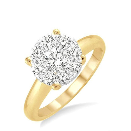 Parkplace Jewelers Round Shape Lovebright Essential Diamond Ring 36903PPFGYW