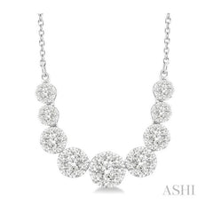ASHI Lovebright Essential Diamond Smile Necklace 99361PPFVNKWG