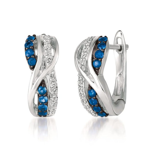 Le Vian 14K Vanilla Gold® Blueberry Sapphire™ 1/3 cts. Earrings BVOG 1
