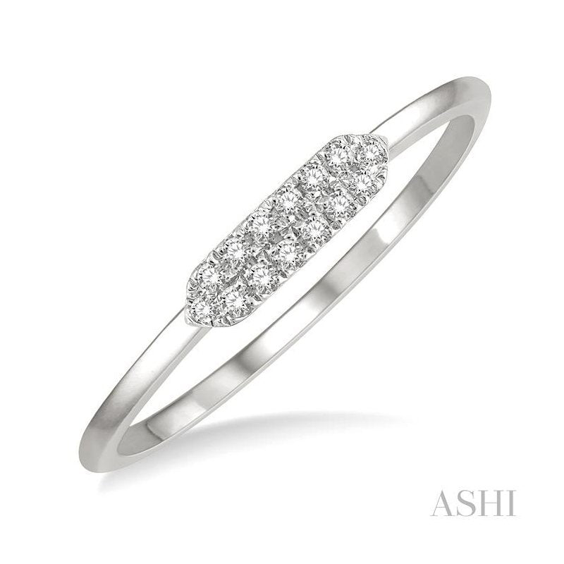 ASHI Stackable Petite Diamond Fashion Ring 340A9PPTSWG
