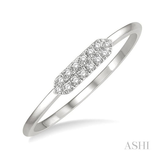 ASHI Stackable Petite Diamond Fashion Ring 340A9PPTSWG