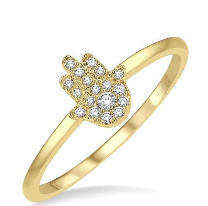 Parkplace Jewelers Stackable Hamsa Petite Diamond Fashion Ring 386H8PPTSYG