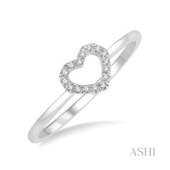 ASHI Heart Shape Diamond Fashion Ring 327A9PPTSWG