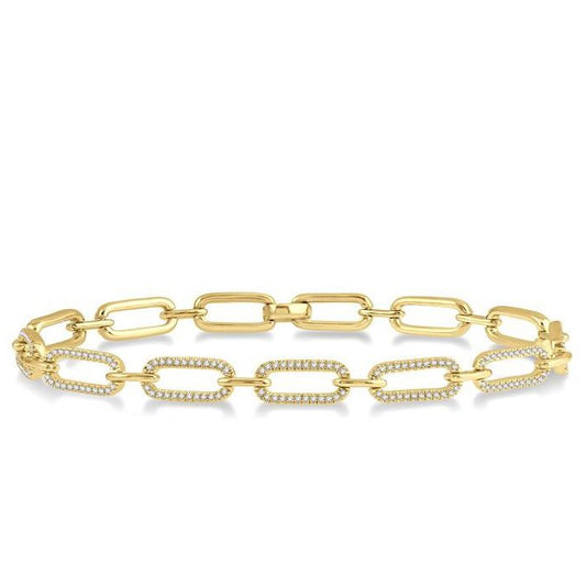 Parkplace Jewelers Paper Clip Diamond Fashion Bracelet 75971PPFHYG