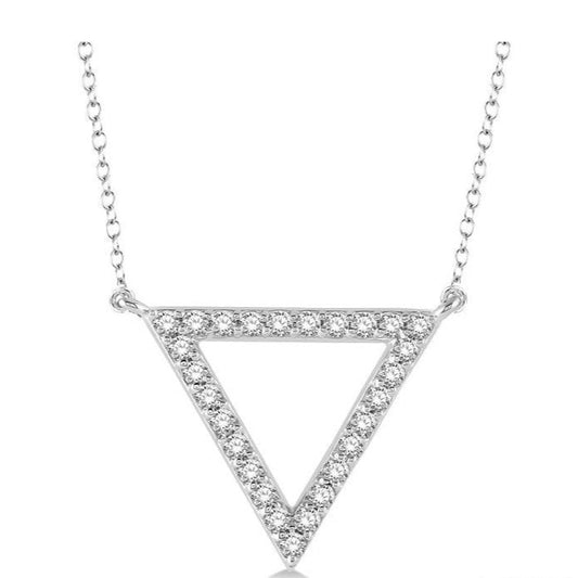 Parkplace Jewelers Triangle Diamond Pendant 672T8PPTSPDWG