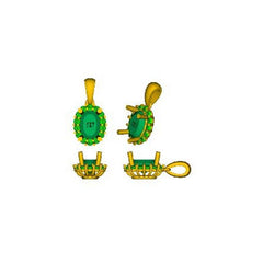 Le Vian PLT Costa Smeralda Emeralds 5/8 cts. Pendant TRMY 12D