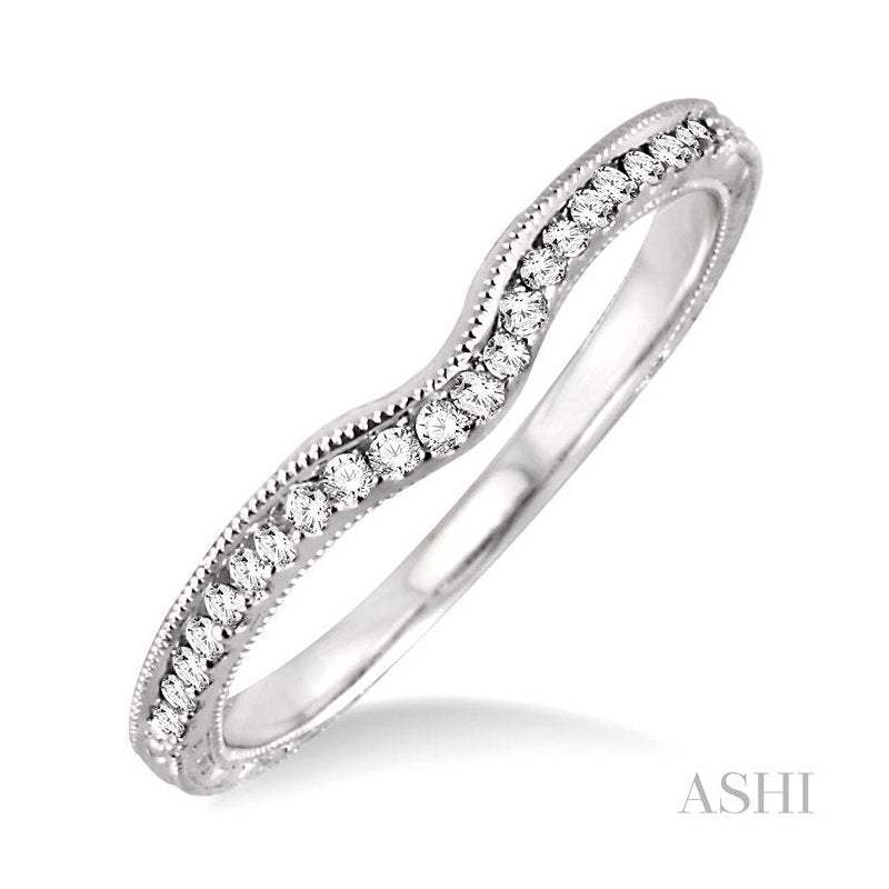 ASHI Diamond Wedding Band 26938PPFHWG-WB