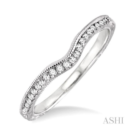 ASHI Diamond Wedding Band 26938PPFHWG-WB