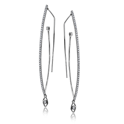 Drop Earrings in 18k Gold with Diamonds LE2214_WHITE_18K_X