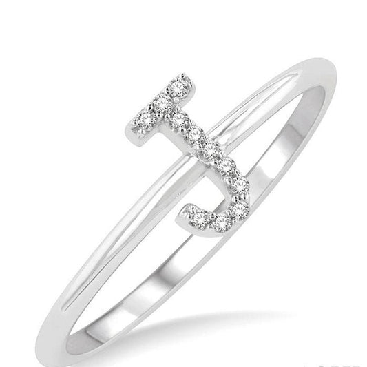 Parkplace Jewelers Block 'J' Initial Diamond Ring 365D9PPTSWG-J