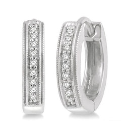 Parkplace Jewelers Petite Diamond Huggie Fashion Earrings 661V8PPTSERWG