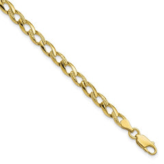 Quality Gold 10k Fancy Link Bracelet 10GL4-8