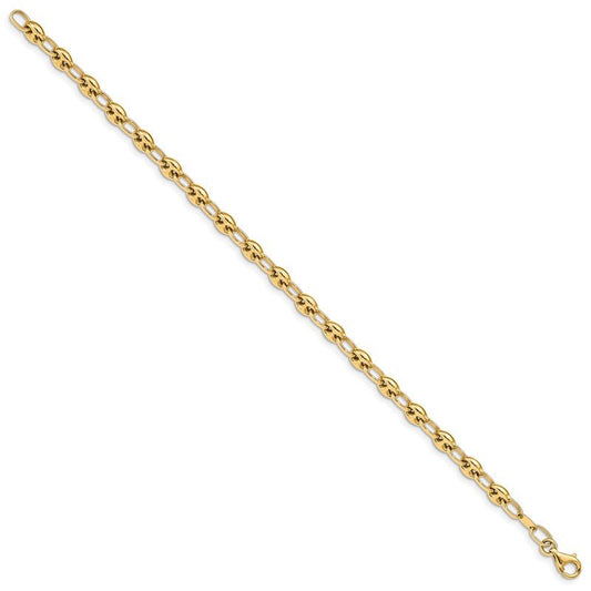 Quality Gold 14K Polished Link Bracelet SF2708-7.5