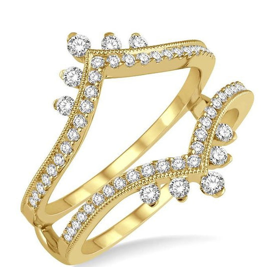 Parkplace Jewelers Chevron Diamond Insert Ring 29593PPFVYG
