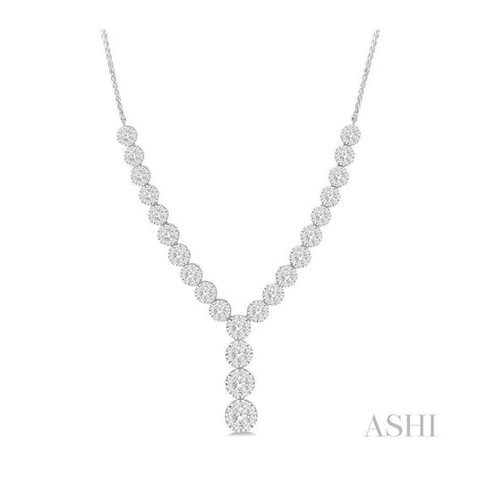 ASHI Lovebright Diamond Necklace 99822PPFGNKWG