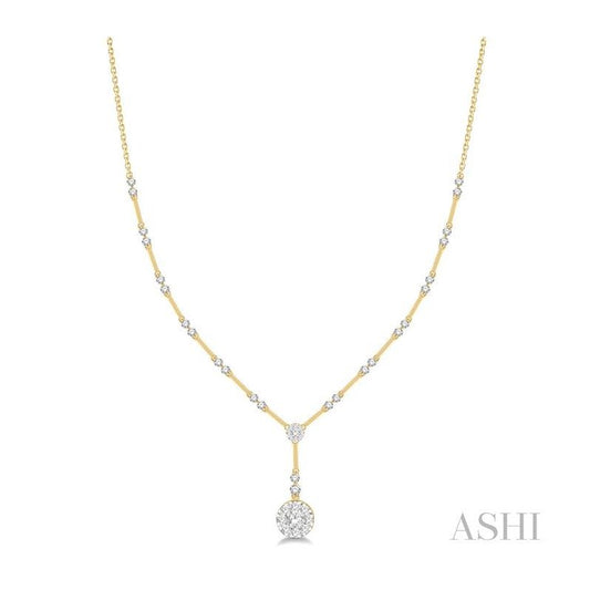 ASHI Lovebright Diamond Necklace 99462PPFGNKYW