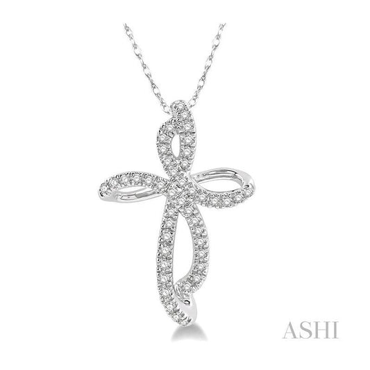 ASHI Cross Diamond Fashion Pendant 96108PPTSPDWG