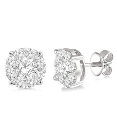 Parkplace Jewelers Round Shape Lovebright Essential Diamond Stud Earrings 91750PPFGERWG-2.10