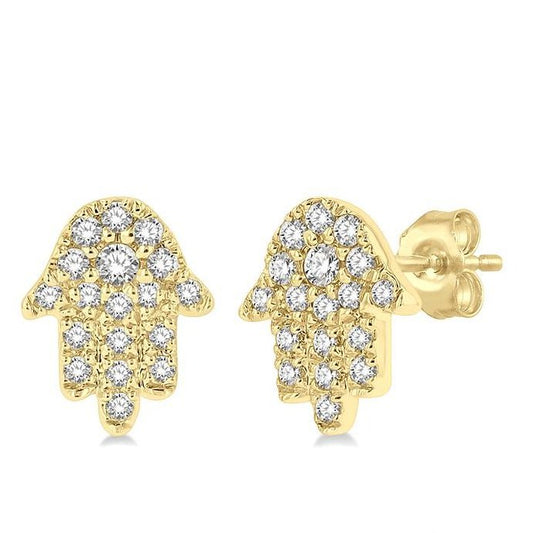 Parkplace Jewelers Hamsa Petite Diamond Fashion Earrings 644D8PPTSERYG