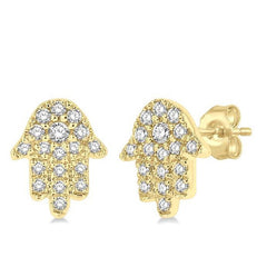 Parkplace Jewelers Hamsa Petite Diamond Fashion Earrings 644D8PPTSERYG