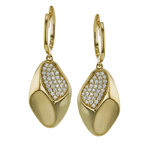 Earring in 18K Gold with Diamonds LE2312-Y WHITE 18K X YELLOW