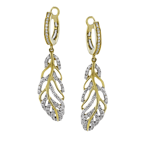 Earring in 18k Gold with Diamonds LE4454 WHITE 18K X 2T