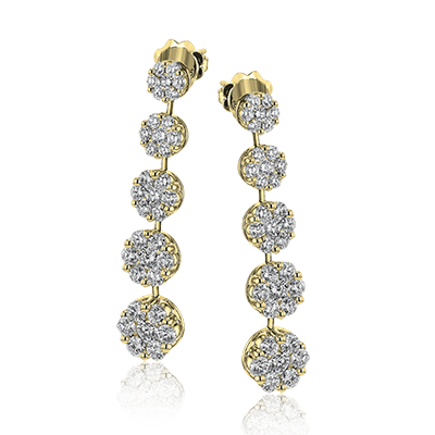 Earrings in 18k Gold with Diamonds LE4422 WHITE 18K X