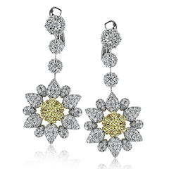 Earrings in 18k Gold with Diamonds LE4432 2T 18K X