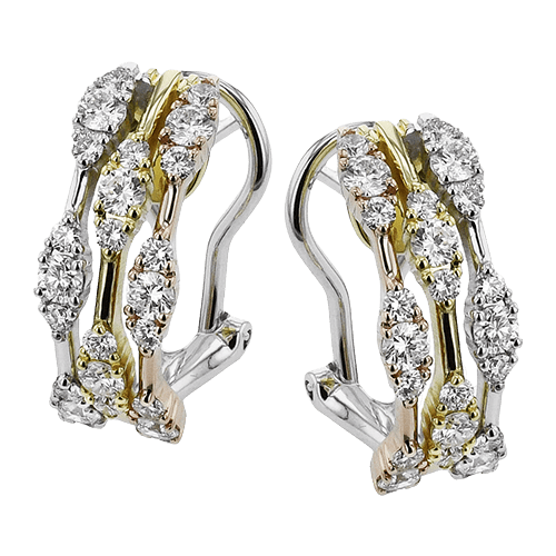 Earrings in 18k Gold with Diamonds LE4635 WHITE 18K X 3T