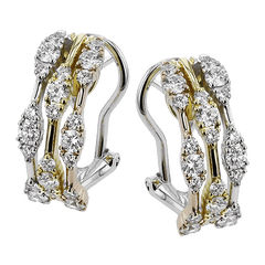 Earrings in 18k Gold with Diamonds LE4635 WHITE 18K X 3T