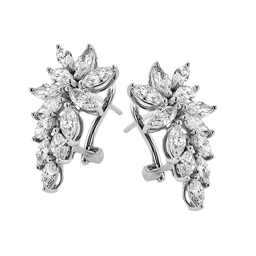 Earrings in 18k Gold with Diamonds LE4689 WHITE 18K X WHITE