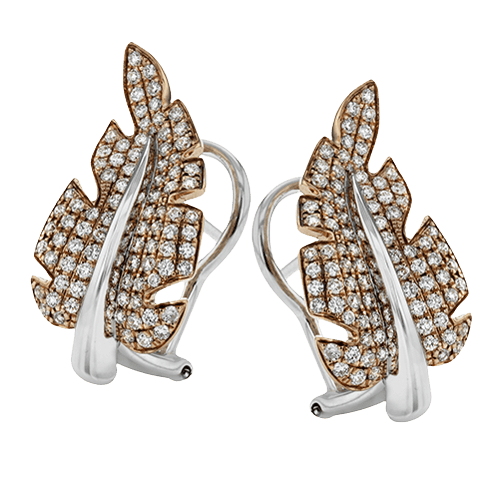 Earrings in 18k Gold with Diamonds ME2069 WHITE-ROSE 18K X WHITE-ROSE