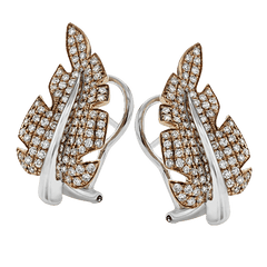 Earrings in 18k Gold with Diamonds ME2069 WHITE-ROSE 18K X WHITE-ROSE