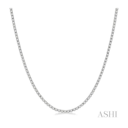 ASHI Diamond Tennis Necklace 993J3PPFGNKWG