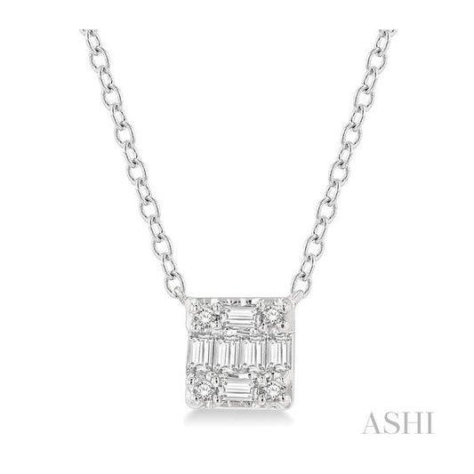 ASHI Fusion Petite Diamond Fashion Pendant 642B8PPFGPDWG