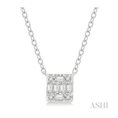 ASHI Fusion Petite Diamond Fashion Pendant 642B8PPFGPDWG