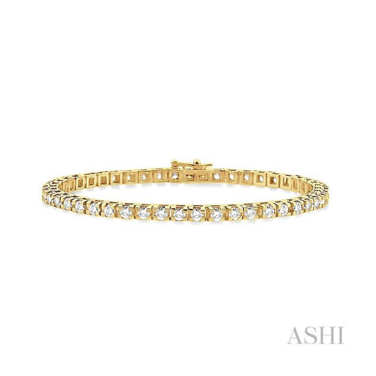 ASHI Diamond Tennis Bracelet 70165PPFGYG