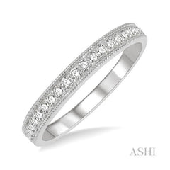 ASHI Diamond Wedding Band 33336PPFGWG