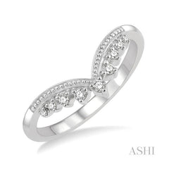 ASHI Chevron Diamond Fashion Ring 303E8PPFHWG