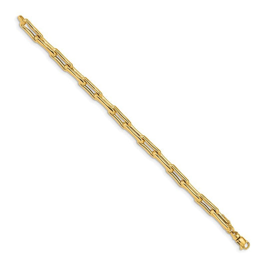 Quality Gold 14K Polished Fancy Link Bracelet SF2596-7.5