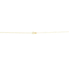 Yellow Gold Polished Double Extendable Cable Necklace