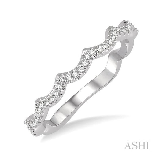 ASHI Diamond Wedding Band 268J8PPFHWG-WB