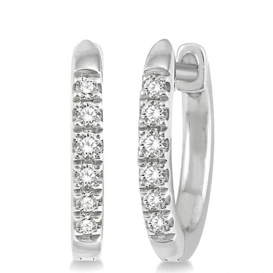 Parkplace Jewelers Petite Diamond Huggie Fashion Earrings 664V8PPFSERWG