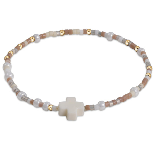 Enewton egirl Hope Unwritten Signature Cross Bracelet - Say It Ain't Snow EGBHOPUNWSCSIAS